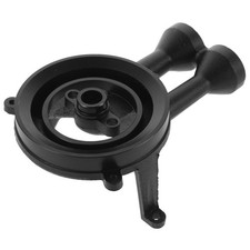 Universal Cast Iron Gas Stove Burner Head Replacement for Kitchen Use Black