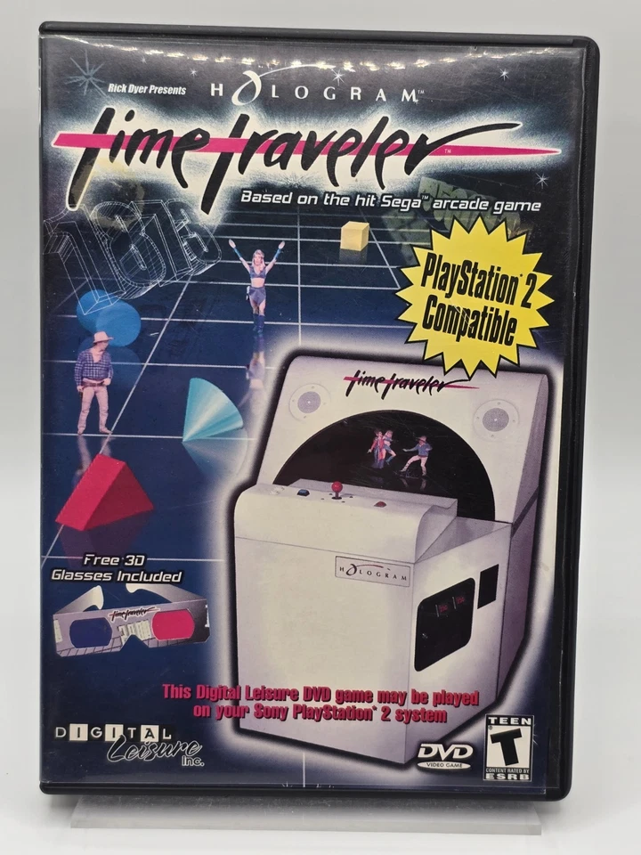 Hologram Time Traveler PlayStation 2 PS2 Compatible SEGA Arcade w/3D Glasses Foto 2 de 4