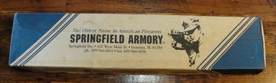 Springfield Armory Factory Box, M ONE A Blue and White Vintage BOX ONLY