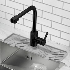Meiliweser Silicone Faucet Splash Guard Gen 3-10  Large 14in x 5.5in, Gray