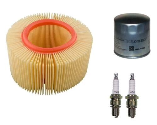 Kit de servicio para BMW R850R (1999 a 2006) filtros y 2 x bujías de iridio NGK Foto 2 de 4