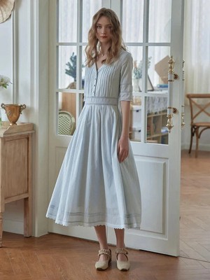 pale blue casual dress pale blue summer dress Wedtrend Women Blue Floral Casual Dress A Line  Spaghetti Straps Boho Maxi Summer Dress  WEDTREND