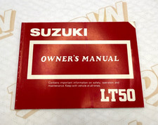 Suzuki 1986 Model LT50 Owner's Manual 99011-04233-03A