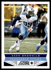 2013 Score Zach Brown Tennessee Titans #213