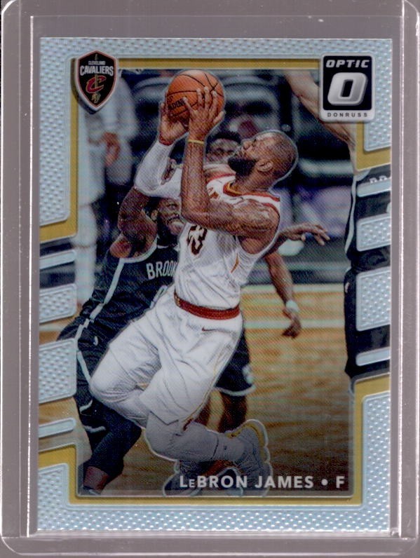 LeBRON JAMES 2017-18 Donruss Optic #27 Silver Holo Prizm
