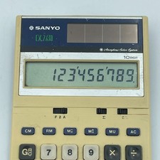 Calculatrice Vintage SANYO CX-8136NE – Années 60 – Led – Made In Japan