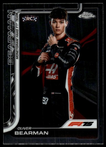 Oliver Bearman #14 2025 Topps Chrome Formula 1 card