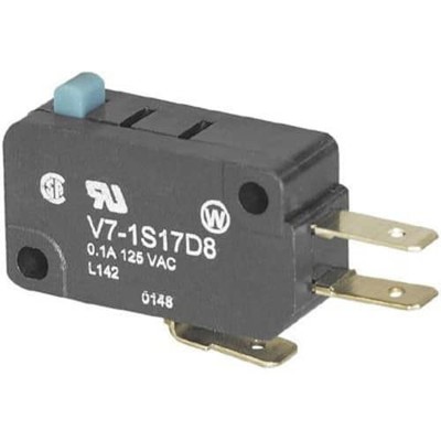 1Pc HONEYWELL MICROSWITCH V7-1S17D8 Basic Switch, Miniature, 100 mA at 125V