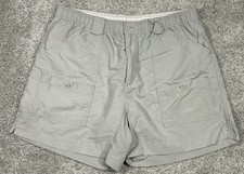 AFTCO Men’s 40 Oyster Gray The Original Fishing Short Nylon Stretch Classic