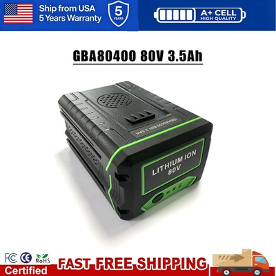 #ad GBA80400 80V 3.5Ah for Greenworks Pro 80Volt Lithium Ion Battery GBA80200 US $59.99