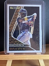 Ronald Acuna Jr. 2023 Topps Update Black Gold Insert Card #BG-5