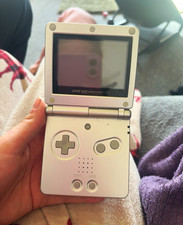 Nintendo Game Boy Advance SP — Silver — Fully Working — Handheld Console —