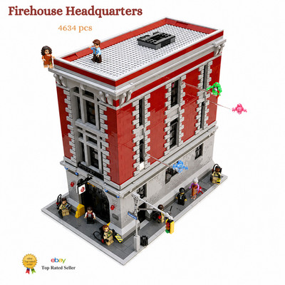 Bausteine - Feuerwehrzentrale | 4634 Teile (75827) Hochwertiger ABS Bausatz
