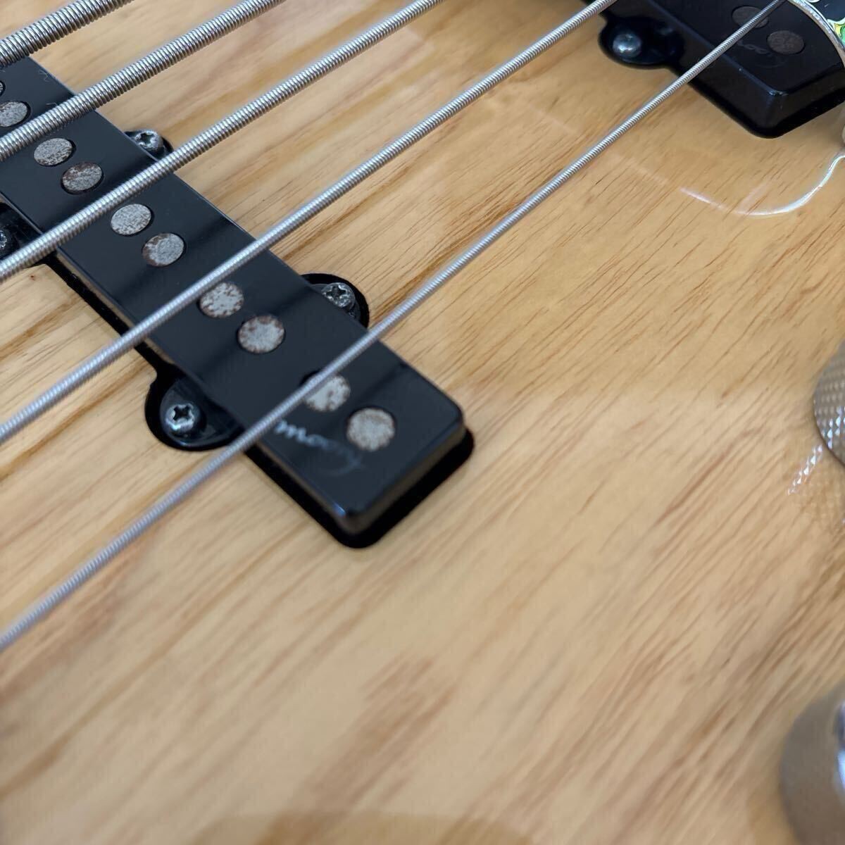 Electric Bass Guitar Moon JJ-5 Natural with Hard Case | eBay