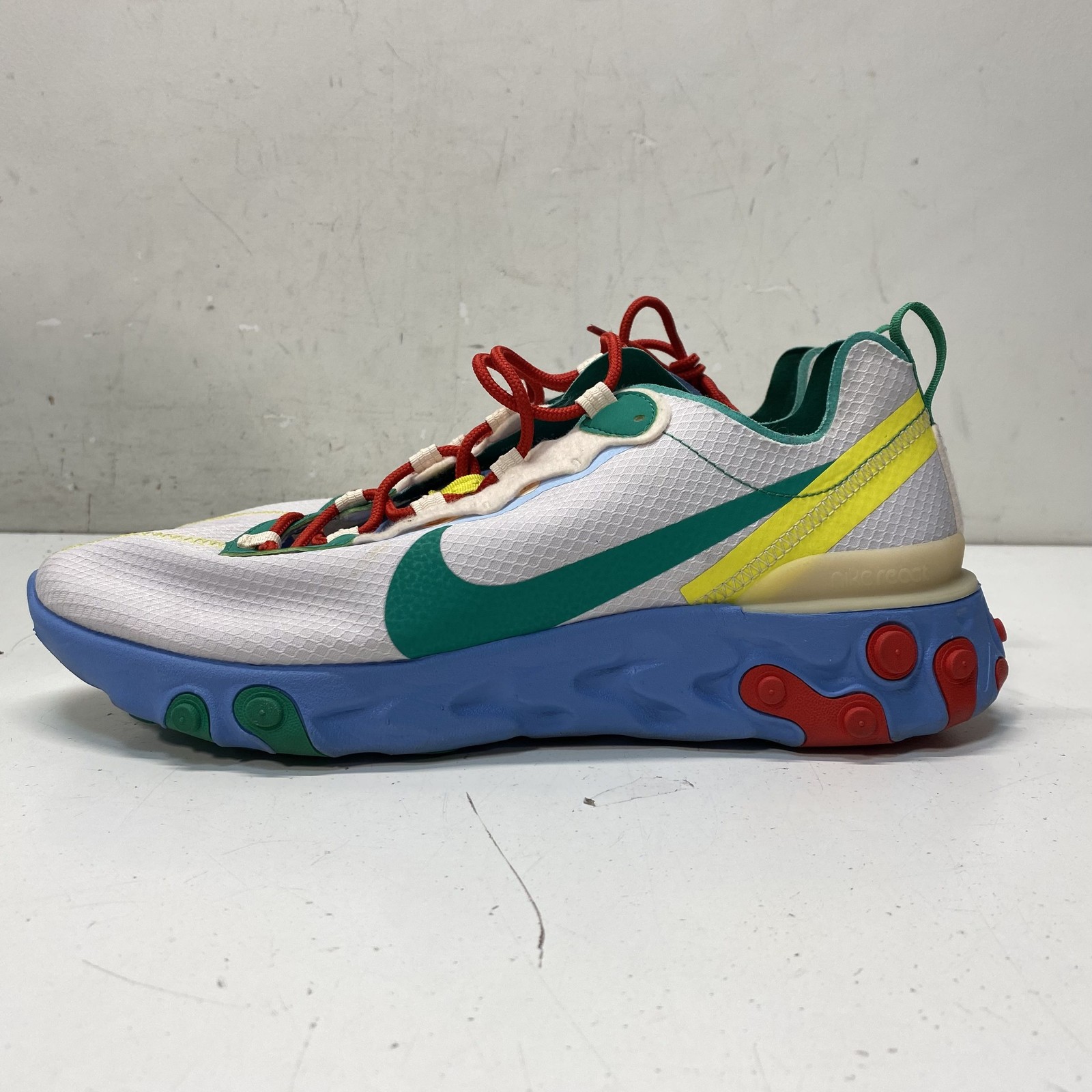 Nike React Element Multicolor Lace-Up Sneakers Me… - image 1