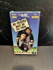 Ma and Pa Kettle Back on the Farm VHS Tape Universal Studios Collection Comedy