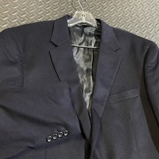 Jos. A. Bank Men's 42R Navy Blazer Sport Coat 100 Cashmere 2 Button Jacket