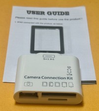 Vintage Camera Connection Kit 5 1 In 1 Reader For Apple iPad 30 Pin Connector