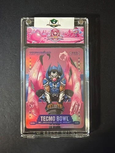Youngblood Tecmo Bowl Bo Jackson Battle Arena 165 Power Gum BG31 2026 Foil