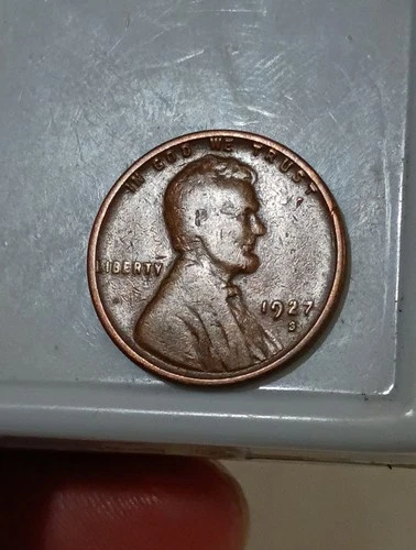 1927 S. MINT LINCOLN COPPER WHEAT PENNY