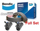 <!--F#f_0-->Holden Torana BENDIX Drum Brake Shoes LC LJ Rear + Wheel Cylinder Set Drum/Drum<!--F/-->