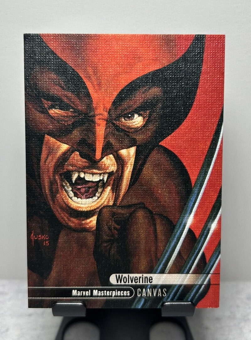 2016 MARVEL MASTERPIECES WOLVERINE. CANVAS CARD! #92! Joe Jusko