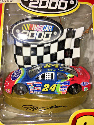 Nascar Jeff Gordon #24 Vintage 2000 Weihnachten Ornament Trevco Sammlerstück Neu