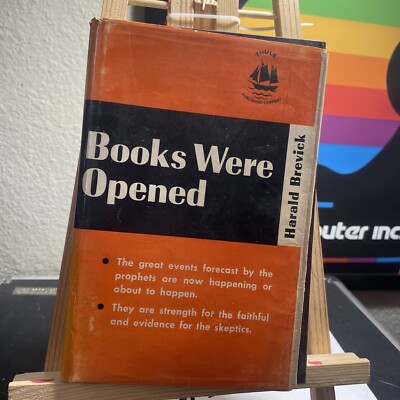 Books Were Opened by Harald Brevick 1951 HC With Dust Jacket
