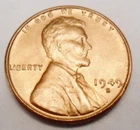 1949 S Lincoln Wheat Cent / Penny *BU / MS RED - MINT STATE RED* *FREE SHIPPING*