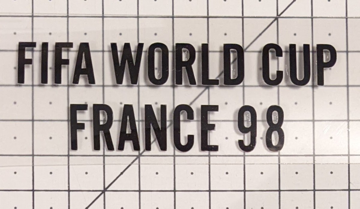 Transfert Patch Coq France 1998 – Flocage Finale Coupe Du Monde – Maillot 98
