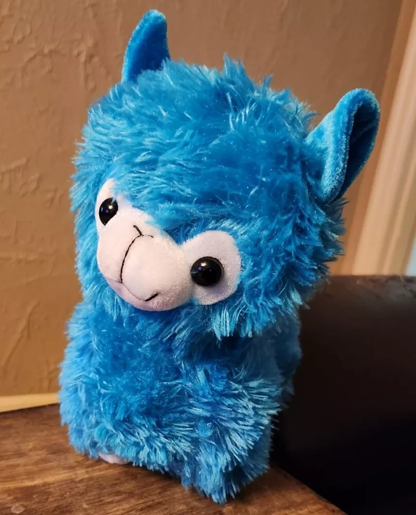 Blue llama sale stuffed animal
