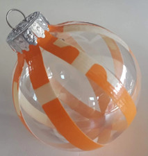 University of Tennessee Volunteers NCAA Plastic Christmas Ball Ornament handmade