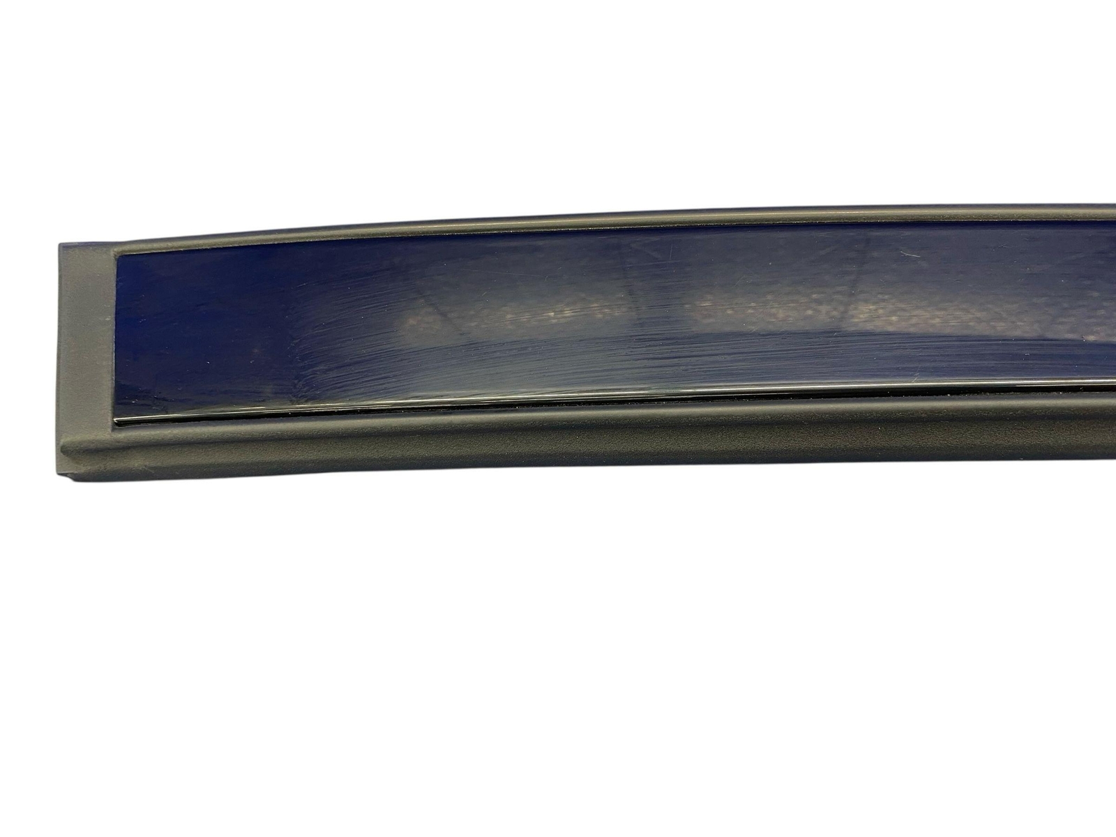 2009-2014 ROLLS ROYCE GHOST LEFT SIDE B PILLAR TRIM COVER PANEL BLACK & CHROME
