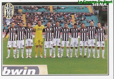 609 SQUADRA TEAM EQUIPE ITALIA AC.SIENA STICKER CALCIATORI 2011 PANINI