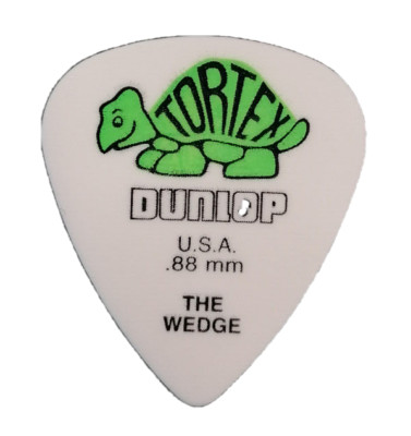 Dunlop Tortex The Wedge Guitar Pick 0.88mm Thickness Green US