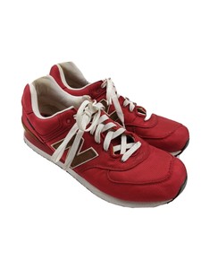 new balance 574 red brown