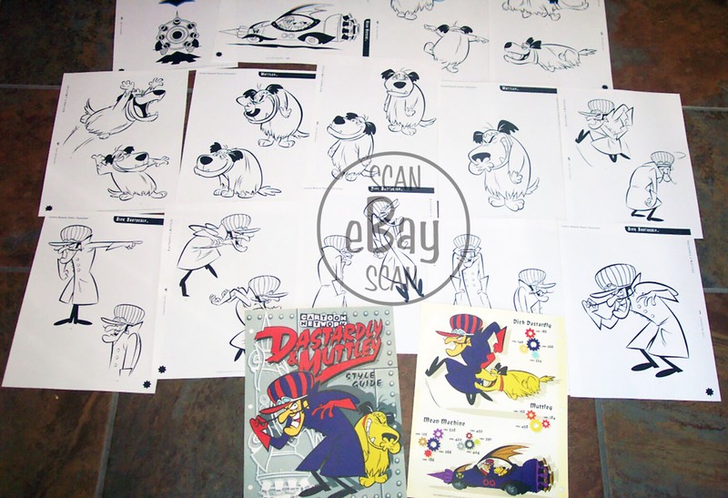 DASTARDLY & MUTTLEY LICENSING STYLE GUIDE HANNA BARBERA Artist Reference