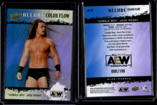 2022 Upper Deck Allure AEW Wrestling Color Flow Blue Purple #R-3 Jack Perry /199