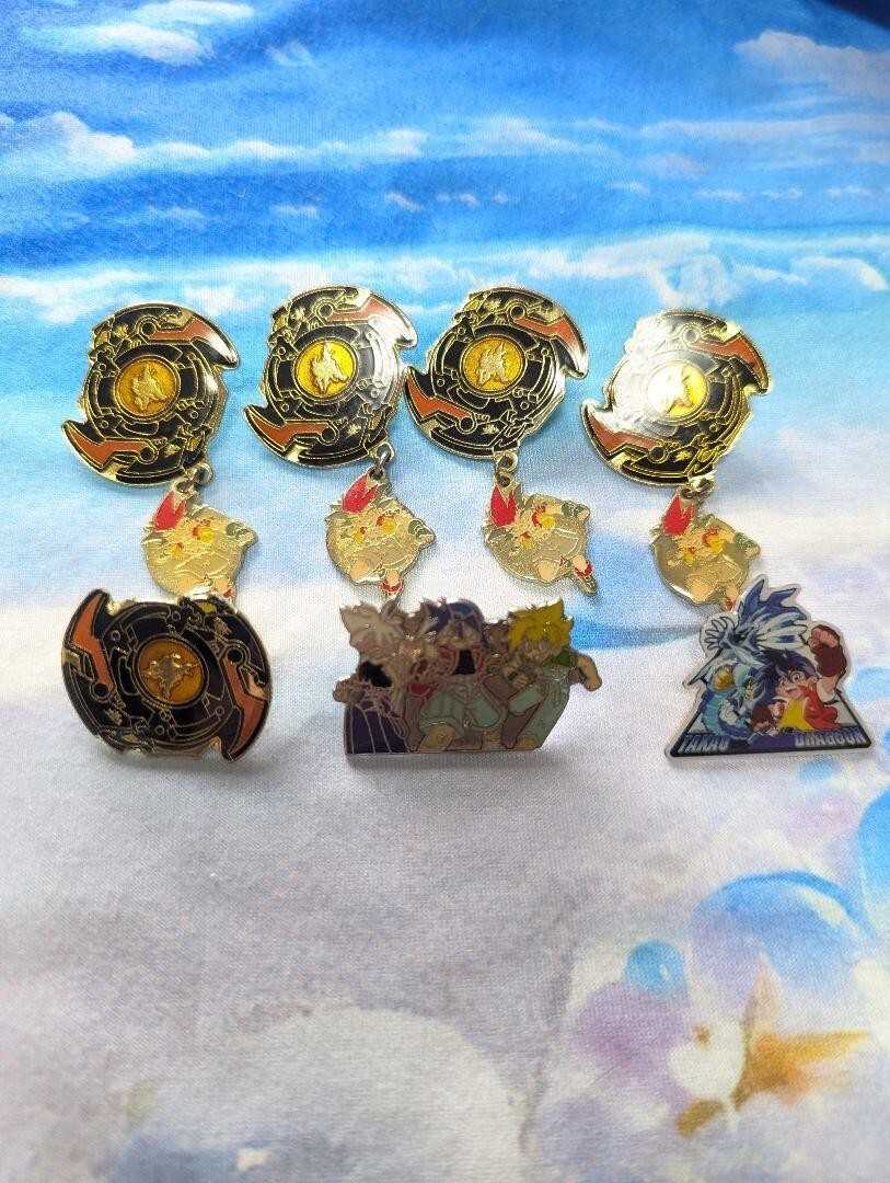 Beyblade Summary Pins Anime Pin Badge, TAKAO, DRAGON, COLLECTIBLE
