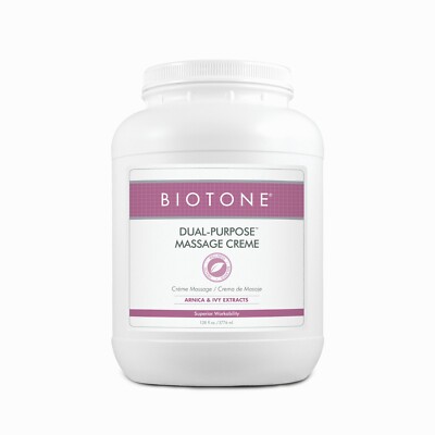 Biotone Dual Purpose Massage Cream, 128 Ounce