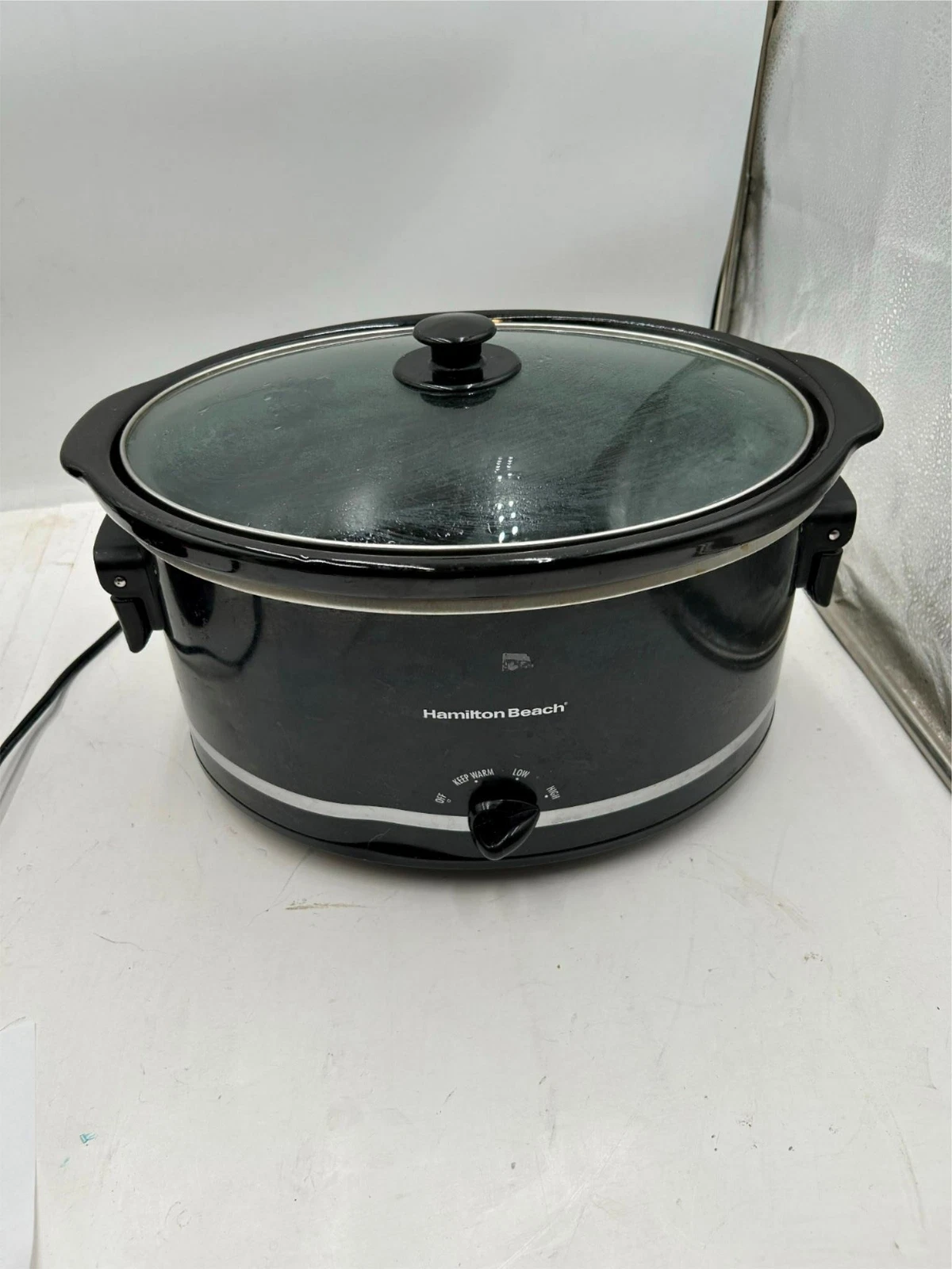 HAMILTON BEACH SLOW COOKER---MODEL 33185---TYPE SC38----GLASS LID--**READ**
