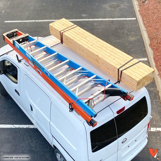 Aluminum Ladder Roof Racks 2 Bar 72'' Cargo Carrier (FitsNissan NV1500