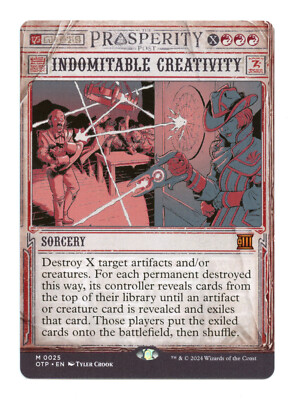 MTG | Indomitable Creativity | Outlaws of Thunder Junction | NM | EN