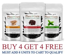 100 Charcoal Incense Cones 1" TOPFLOW Bulk Handmade For Burner Holder Variety