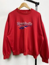 Reebok Vintage Sweatshirt Big Logo Size XL