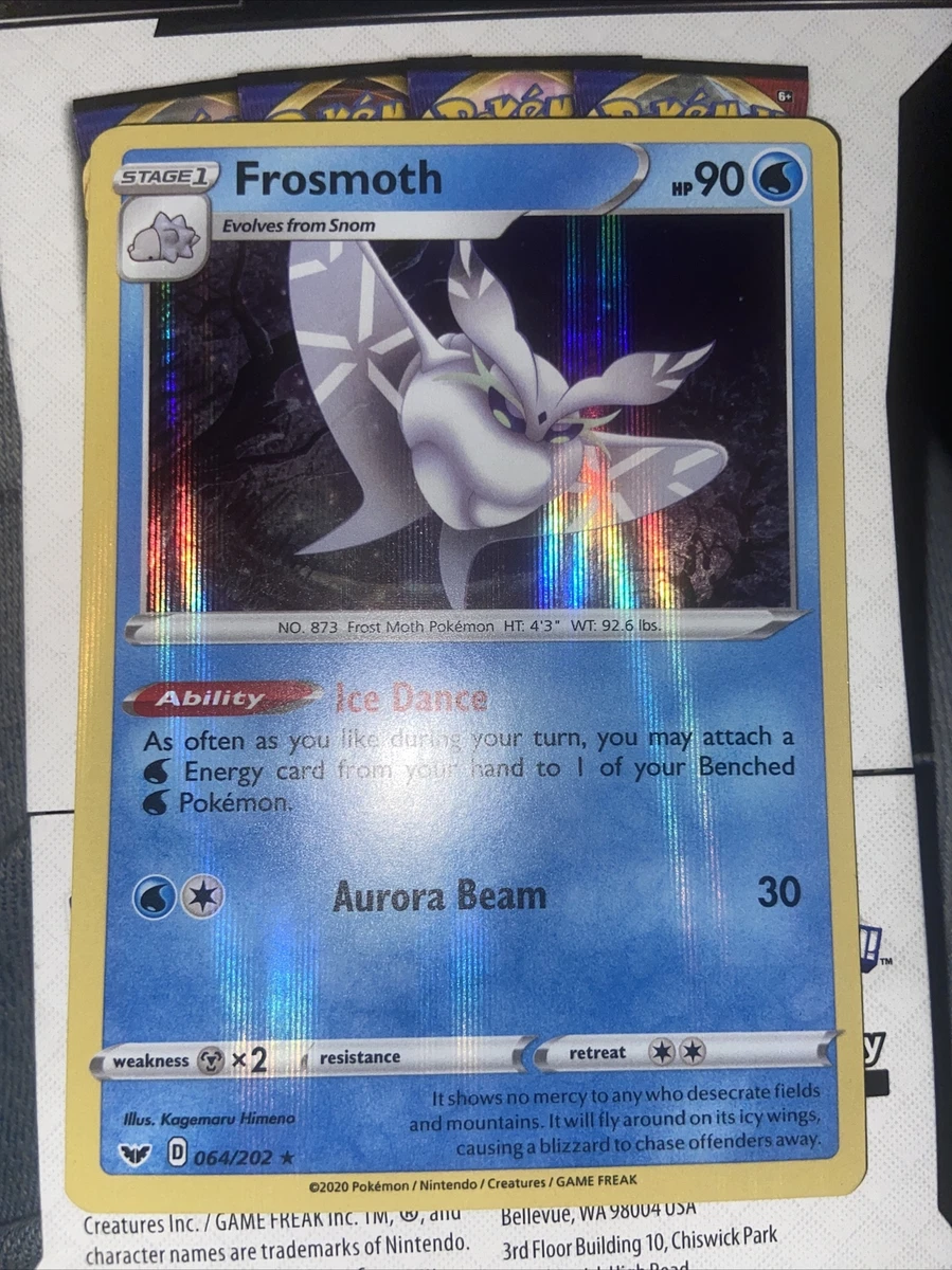 Frosmoth 64/202 NM in Portuguese Sword & Shield Pokémon TCG