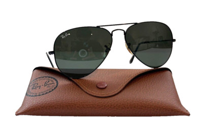 小物 RAY-BAN AVIATOR Lifestyle RB3025 002/58 Ray-Ban RB3025 002/58 Aviator Classic Black Sunglasses