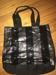 sequin beach bag