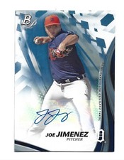 Joe Jimenez AUTOGRAPH RC Detroit Tigers 2017 Bowman Platinum AUTO Baseball Card