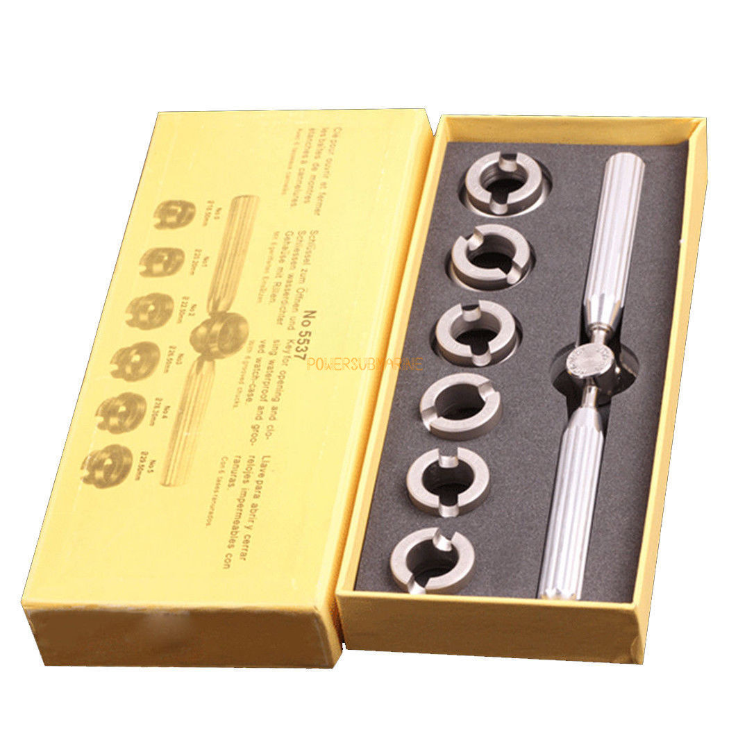 Professional Watch Back Case Opener/Closer/Remover Watchmaker Repair Tool Kit UK